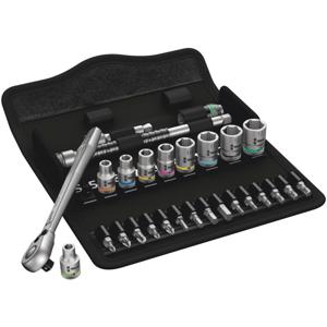 Wera 8100 SA 8 Zyklop Metal-ratelset, omschakelpal 1/4" gereedschapsset 28-delig