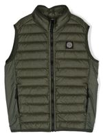 Stone Island Junior gilet matelassé - Vert - thumbnail