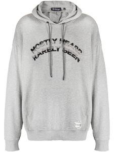 Mostly Heard Rarely Seen hoodie en coton à logo brodé - Gris