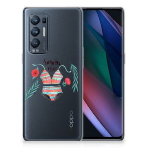 OPPO Find X3 Neo Telefoonhoesje met Naam Boho Summer