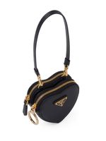 Prada mini pochette en cuir Saffiano - Noir