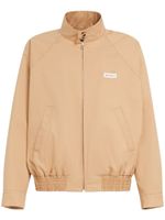 Marni veste bomber en coton à patch logo - Jaune - thumbnail