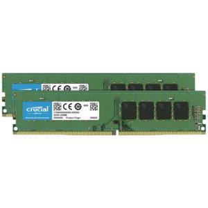 Crucial 2x4GB DDR4 Werkgeheugenset voor PC DDR4 8 GB 2 x 4 GB 2400 MHz 288-pins DIMM CL17 CT2K4G4DFS824A