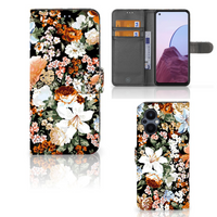 Hoesje voor OPPO Reno 8 Lite | OnePlus Nord N20 Dark Flowers