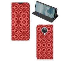 Nokia G10 | G20 Hoesje met Magneet Batik Rood