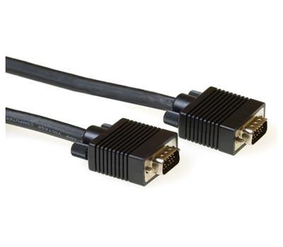 VGA-kabel - HD-15 (VGA) (M) naar HD-15 (VGA) (M) - 1 m - gevormd - zwart