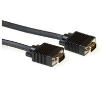 VGA-kabel - HD-15 (VGA) (M) naar HD-15 (VGA) (M) - 1 m - gevormd - zwart