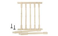 Hekwerk Balustrade Houten Trap Steektrap - Traditioneel Model 6 - Dennen Met Kwasten Constructie - 3200x1000