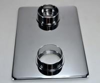 Mueller 8mm verlengset voor 2 knops douchethermostaat chroom