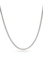 David Yurman collier en or 14ct et argent Sterling - thumbnail