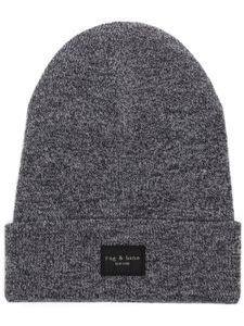 rag & bone bonnet Addison en maille - Gris