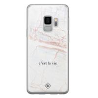 Samsung Galaxy S9 siliconen telefoonhoesje - C'est la vie