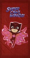 Disney strandlaken Super Owl Wings PJ Masks junior 140 cm rood