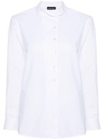 Emporio Armani chemise à col claudine - Blanc