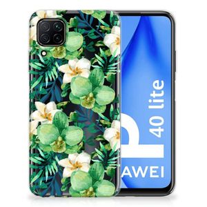 Huawei P40 Lite TPU Case Orchidee Groen