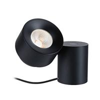 Paulmann 79776 LED tafellamp Puric Pane 3-Step-Dim incl. 1x3 watt dimbaar tafellamp zwart, metaal kunststof 2700 K