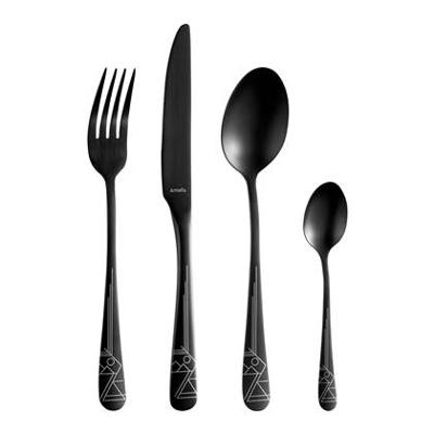 Amefa Austin Horizon Bestekset 16-delig - Zwart Amefa Austin Horizon Bestekset 16-delig - Zwart
