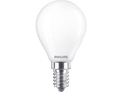 Philips Lighting LED Energielabel A++ (A++ - E) E14 Kogel 2.2 W = 25 W Warmwit (Ø x l) 45 mm x 80 mm Filament / Retro-LED 1 stuk(s)
