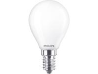 Philips Lighting LED Energielabel A++ (A++ - E) E14 Kogel 2.2 W = 25 W Warmwit (Ø x l) 45 mm x 80 mm Filament / Retro-LED 1 stuk(s)
