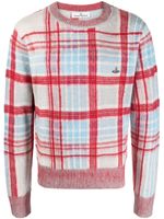 Vivienne Westwood pull Madras à motif tartan - Rouge