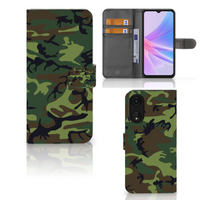 OPPO A78 5G | A58 5G Telefoon Hoesje Army Dark - thumbnail