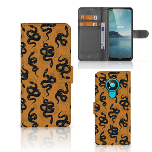 Telefoonhoesje met Pasjes voor Nokia 3.4 Snakes