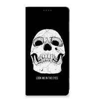 Mobiel BookCase Motorola Moto G53 Skull Eyes