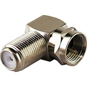 Schwaiger WAD8321531 F-adapter, haaks Aansluitingen: F-stekker, F-bus 2 stuk(s)