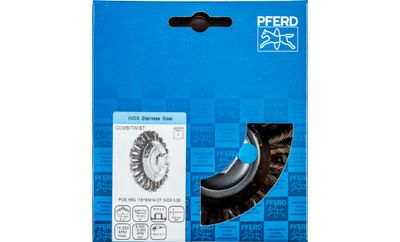 PFERD POS KBG 11515/M14 CT INOX 0,50 spaakwiel & wielborstel 11,5 cm