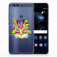 Huawei P10 Plus Telefoonhoesje met Naam Cat Color - thumbnail