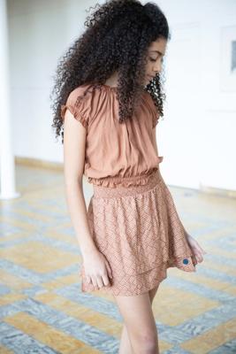 LEVV Meisjes rok - Mia - Roest retro