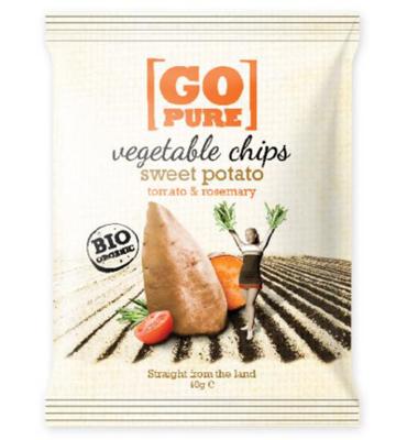 Go Pure Go Pure Chips Sweet Potato & Rosemary Bio (40g) Go Pure Go Pure Chips Sweet Potato & Rosemary Bio (40g)