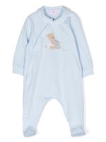 Il Gufo pyjama à imprimé Teddy Bear - Bleu - thumbnail