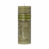 Riverdale Kaars Pillar salie groen 7x20cm