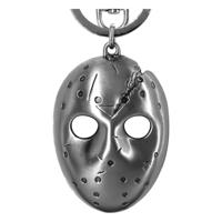 Friday The 13Th Metal Keychain Jason's Mask - thumbnail