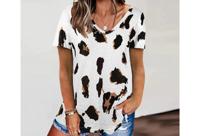 WE Fashion T-shirt met printopdruk en pailletten roze