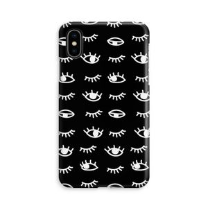 Eye pattern #3: iPhone X Volledig Geprint Hoesje