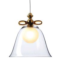 Moooi Bell Hanglamp S Transparant / Goud - thumbnail