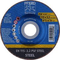 PFERD EH 115-3,2 PSF STEEL 61740126 Doorslijpschijf gebogen 115 mm 25 stuk(s) Staal - thumbnail