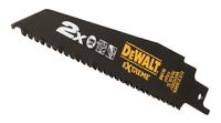 DeWalt Accessoires Reciprozaagblad 2X BiM 152x4,2mm, hout - DT2300L-QZ - thumbnail