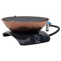 Campingaz 360 Grill CV, ronde tafelgrill, campinggrill met deksel, balkongrill, kleine gasgrill met 2.200 watt vermogen, werking met CV470 Plus gaspatroon