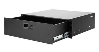 Adam Hall 87403ACL 19 inch rackschuiflade 3 HE Aluminium