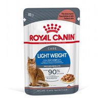 Royal Canin Light Weight Care in Gravy (saus) natvoer kattenvoer zakjes 12 x 85 gram - thumbnail