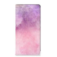 Bookcase Samsung Galaxy A05s Pink Purple Paint