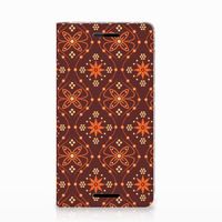 Nokia 2.1 2018 Hoesje met Magneet Batik Brown - thumbnail