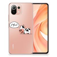 Xiaomi Mi 11 Lite | 11 Lite 5G NE Telefoonhoesje met Naam Cow