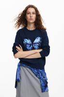 Vlindersweater - BLUE - XL