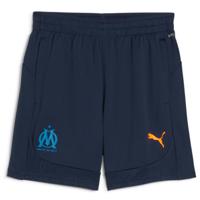 PUMA Olympique Marseille Trainingsbroekje 2024-2025 Kids Donkerblauw Blauw Oranje - thumbnail