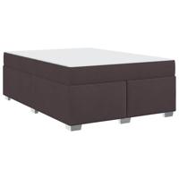 vidaXL Bedframe Anders Donkerbruin 160 x 200 cm Stof