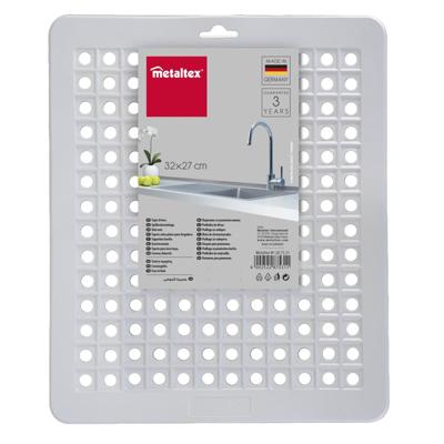 Metaltex gootsteenmat 31,5x27cm